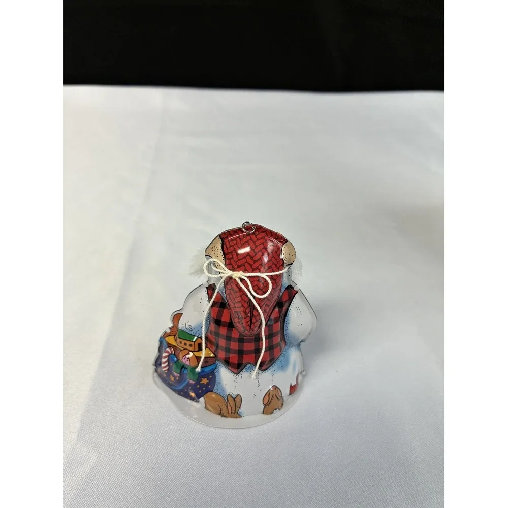 Hallmark 2012 Father Christmas Purple Ornament & 2000 Cool Character Snowman Set